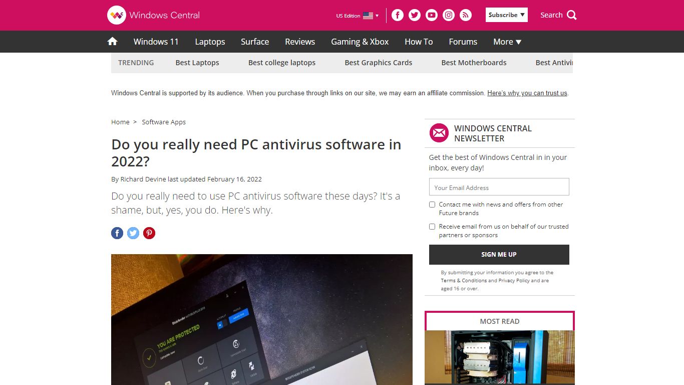 Do you really need PC antivirus software in 2022?
